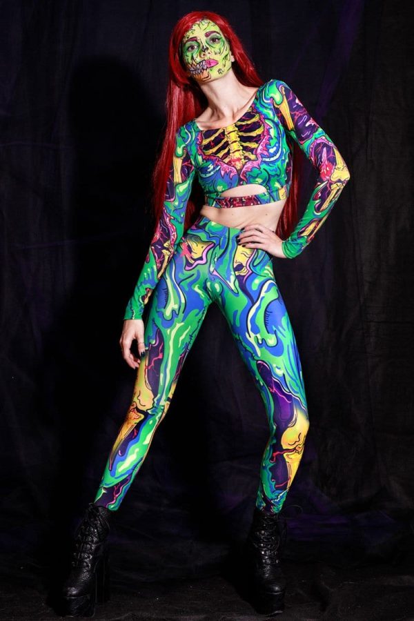 Zombie Women Leggings Hot on Sale - Image 2