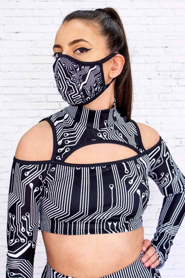 Circuit Board Face Mask For Sale - Image 3