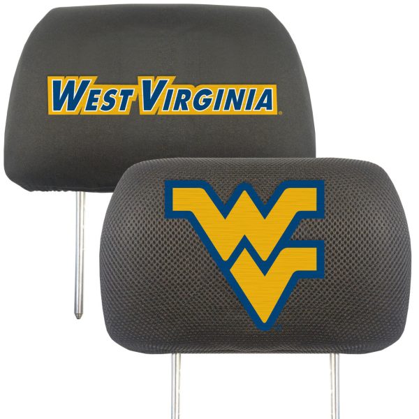 West Virginia Mountaineers Headrest Covers FanMats For Cheap