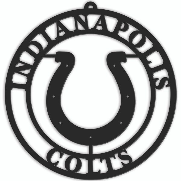 Indianapolis Colts Sign Door Hanger 16 Inch Online now