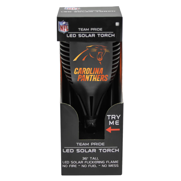 Carolina Panthers Solar Torch LED Supply