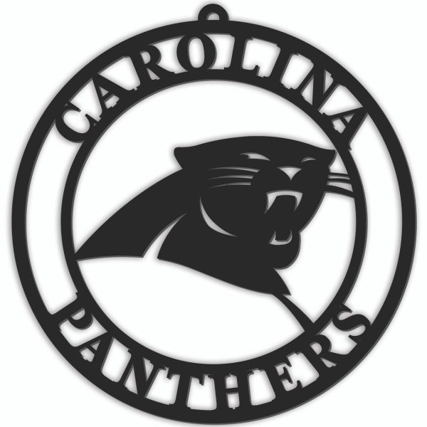 Carolina Panthers Sign Door Hanger 16 Inch Hot on Sale