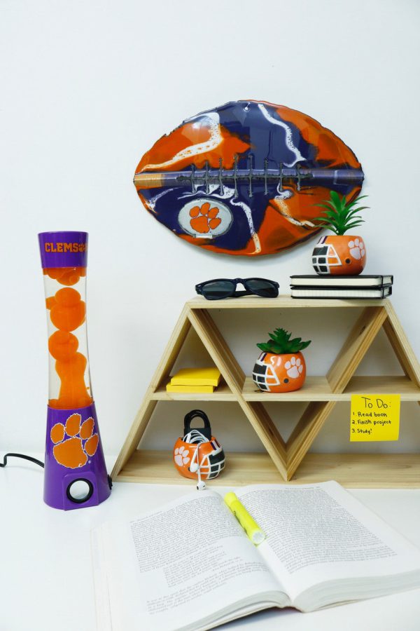 Clemson Tigers Magma Lamp Bluetooth Speaker Hot on Sale