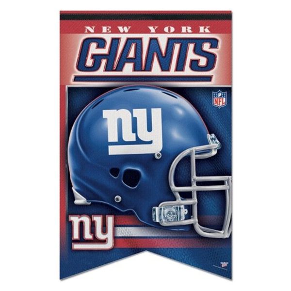 New York Giants Banner 17x26 Pennant Style Premium Felt Hot on Sale