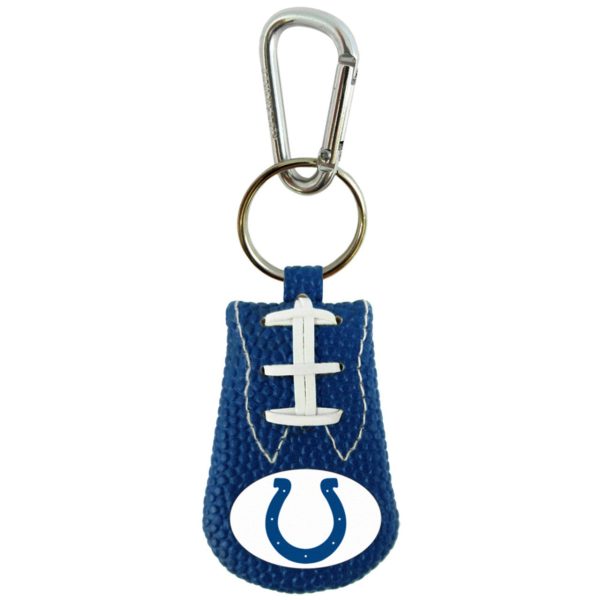 Indianapolis Colts Keychain Team Color Football CO Discount