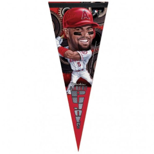 Los Angeles Angels Pennant 12x30 Premium Style Albert Pujols Design CO on Sale