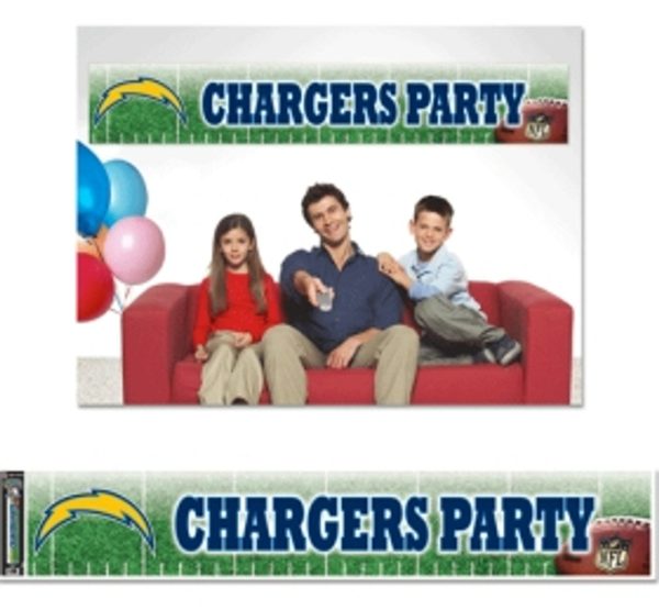 Los Angeles Chargers Banner 12x65 Party Style CO Online Sale