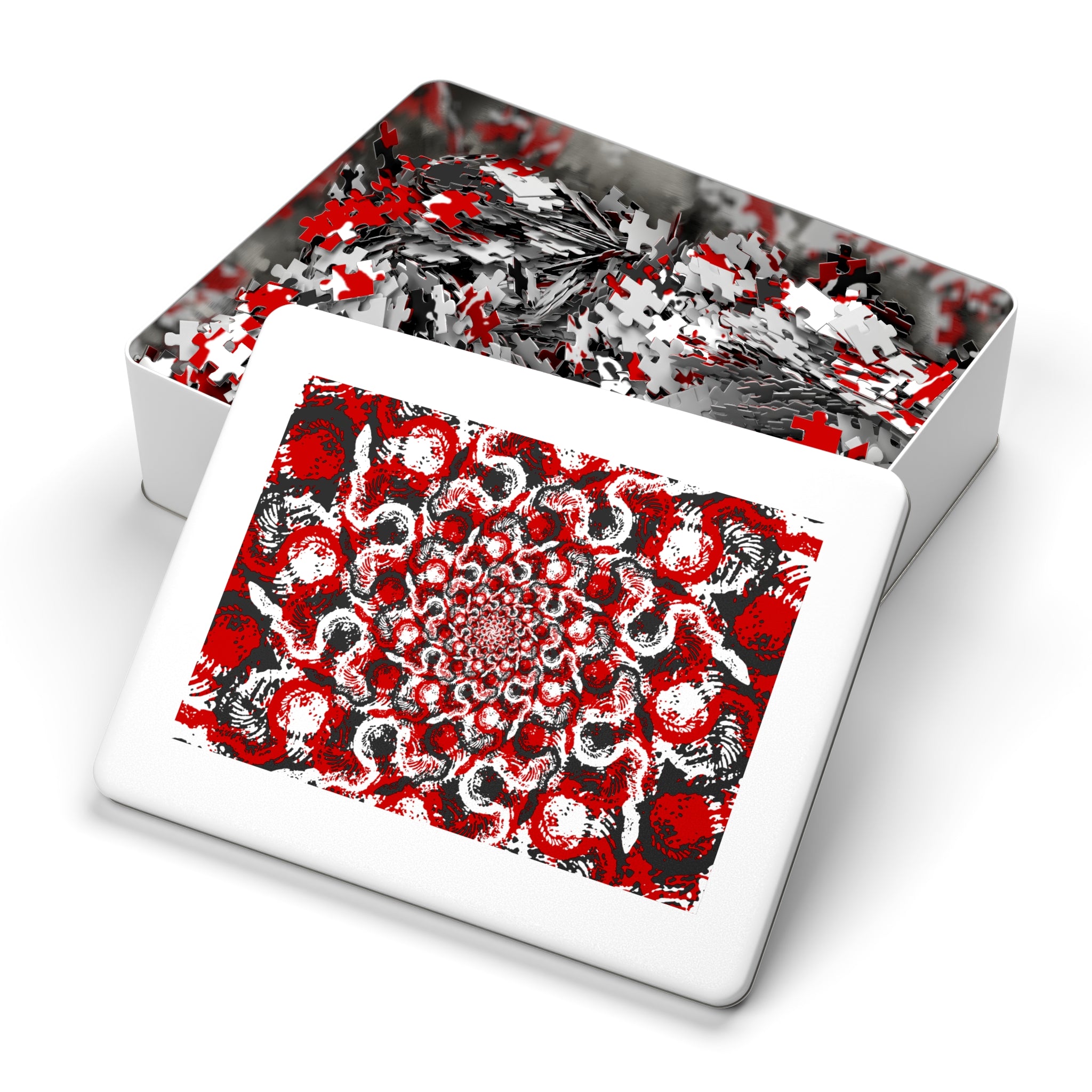 Converge  Circle Of Snakes  Puzzle with Tin For Sale