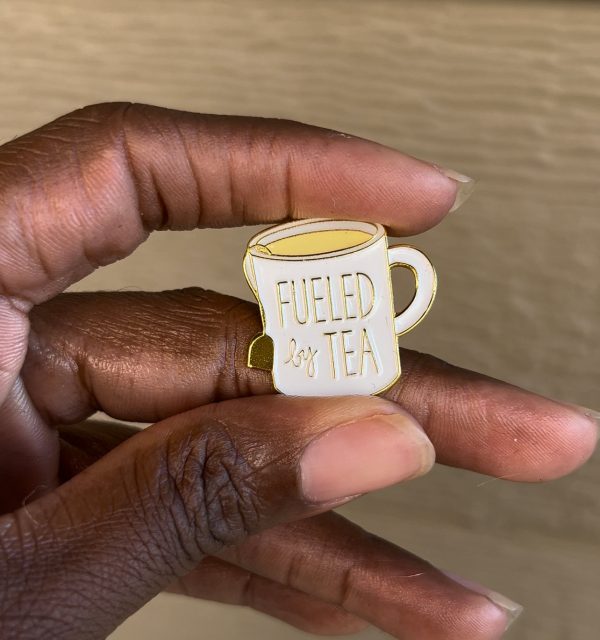 FUELED BY TEA PIN Hot on Sale